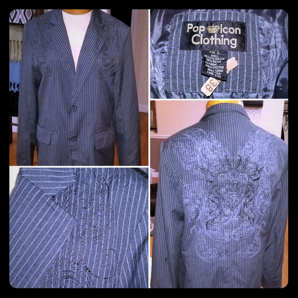 Pop Icon Clothing Blazer / Sports Coat